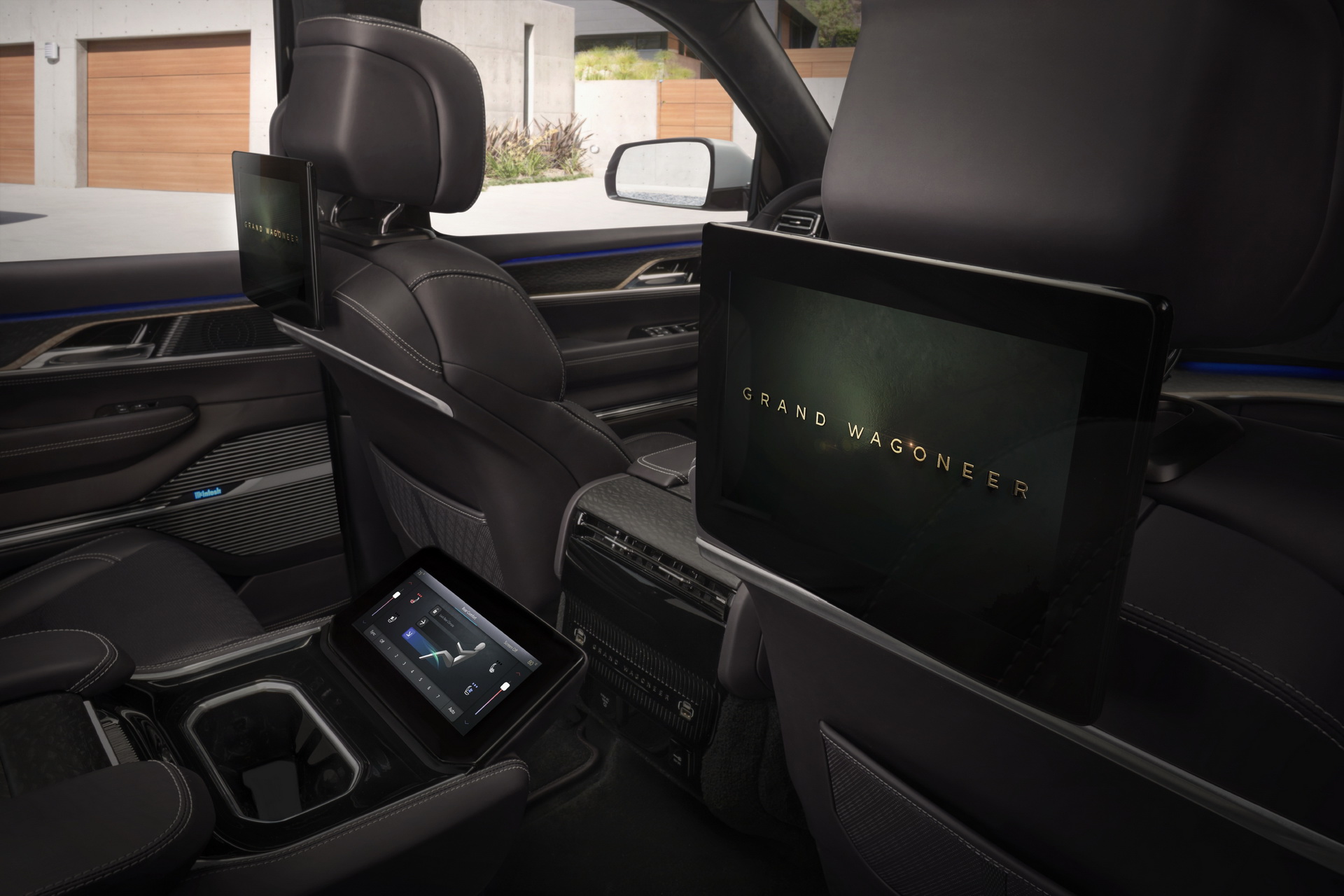 Download 2022 Jeep Grand Wagoneer Concept - Rear Seat Entertainment System HD Wallpaper 1920x1280 #48