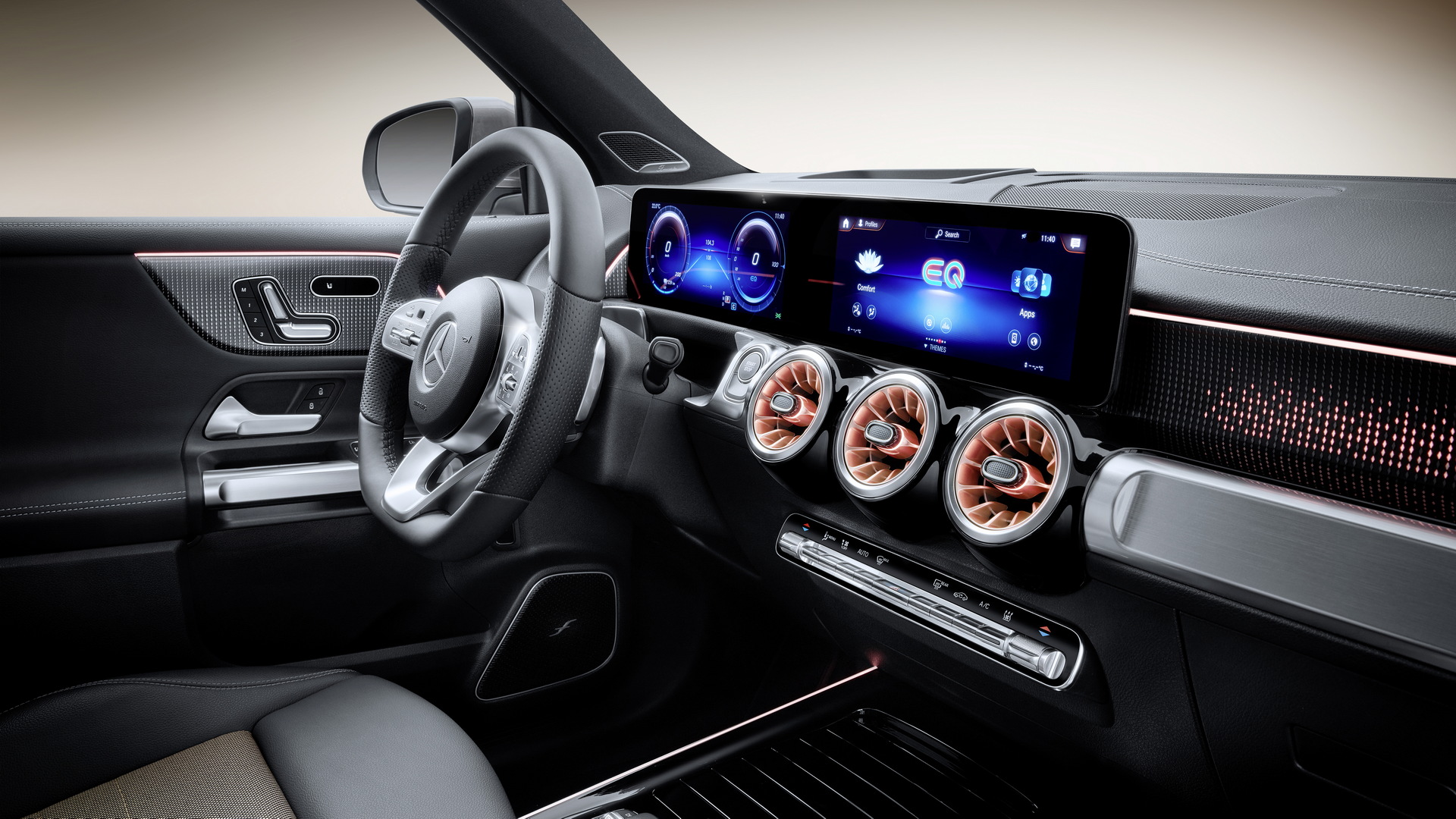 Download 2022 Mercedes-Benz EQB 350 4Matic - Interior HD Wallpaper 1920x1080 #52