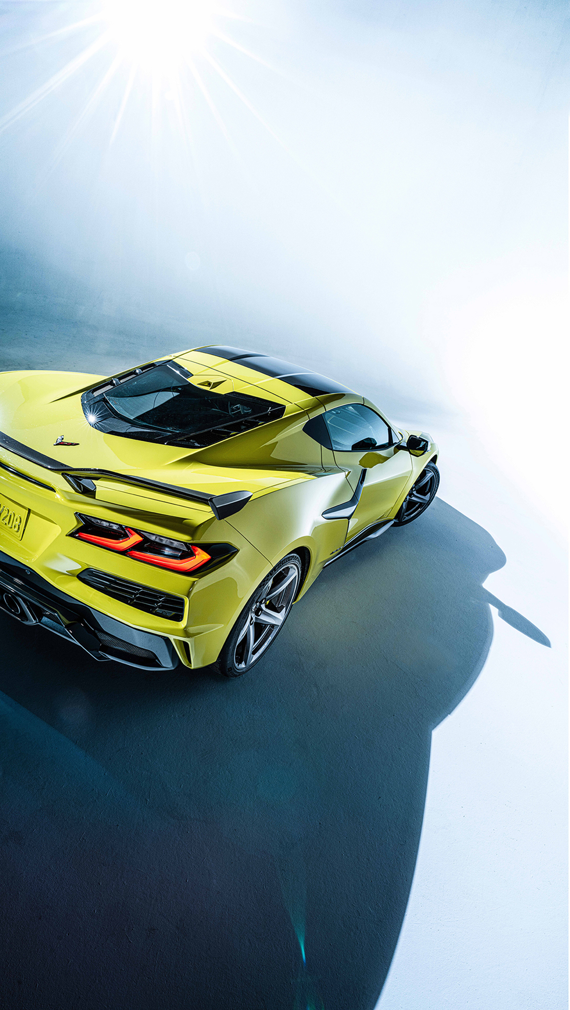 Download 2023 Chevrolet Corvette Z06 - Rear HD Phone Wallpaper 1920x3401 #26
