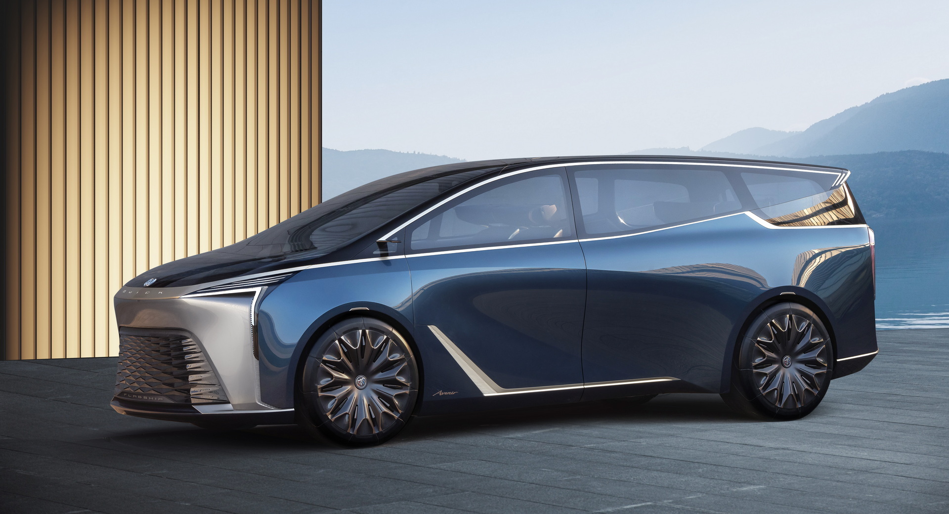 Download 2022 Buick GL8 Flagship Concept - Front Three-Quarter HD Wallpaper 1920x1040 #5