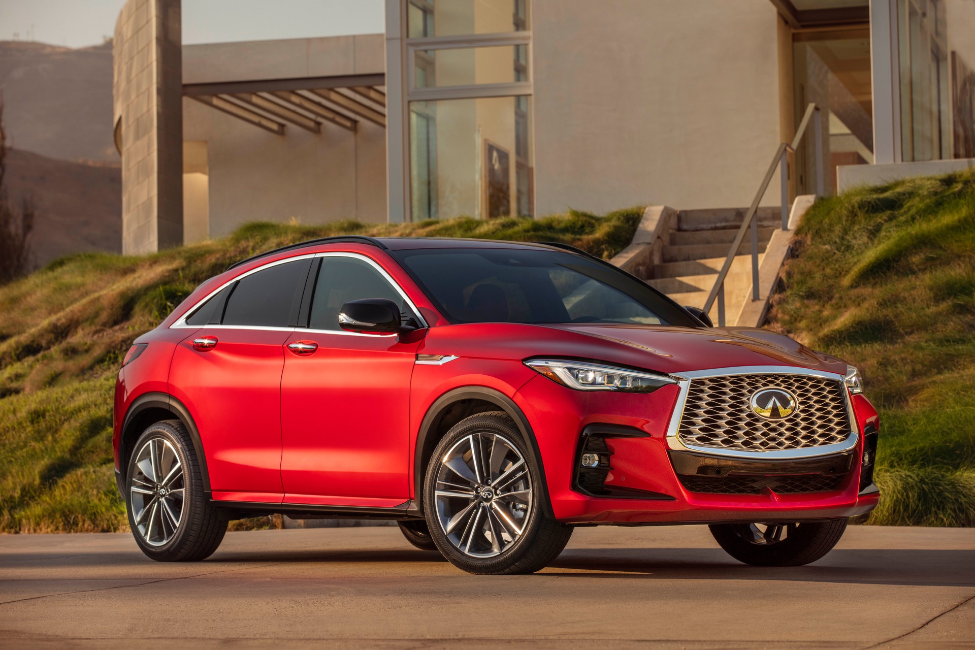 Download 2022 Infiniti QX55 - Front Three-Quarter HD Wallpaper 1920x1280 #14