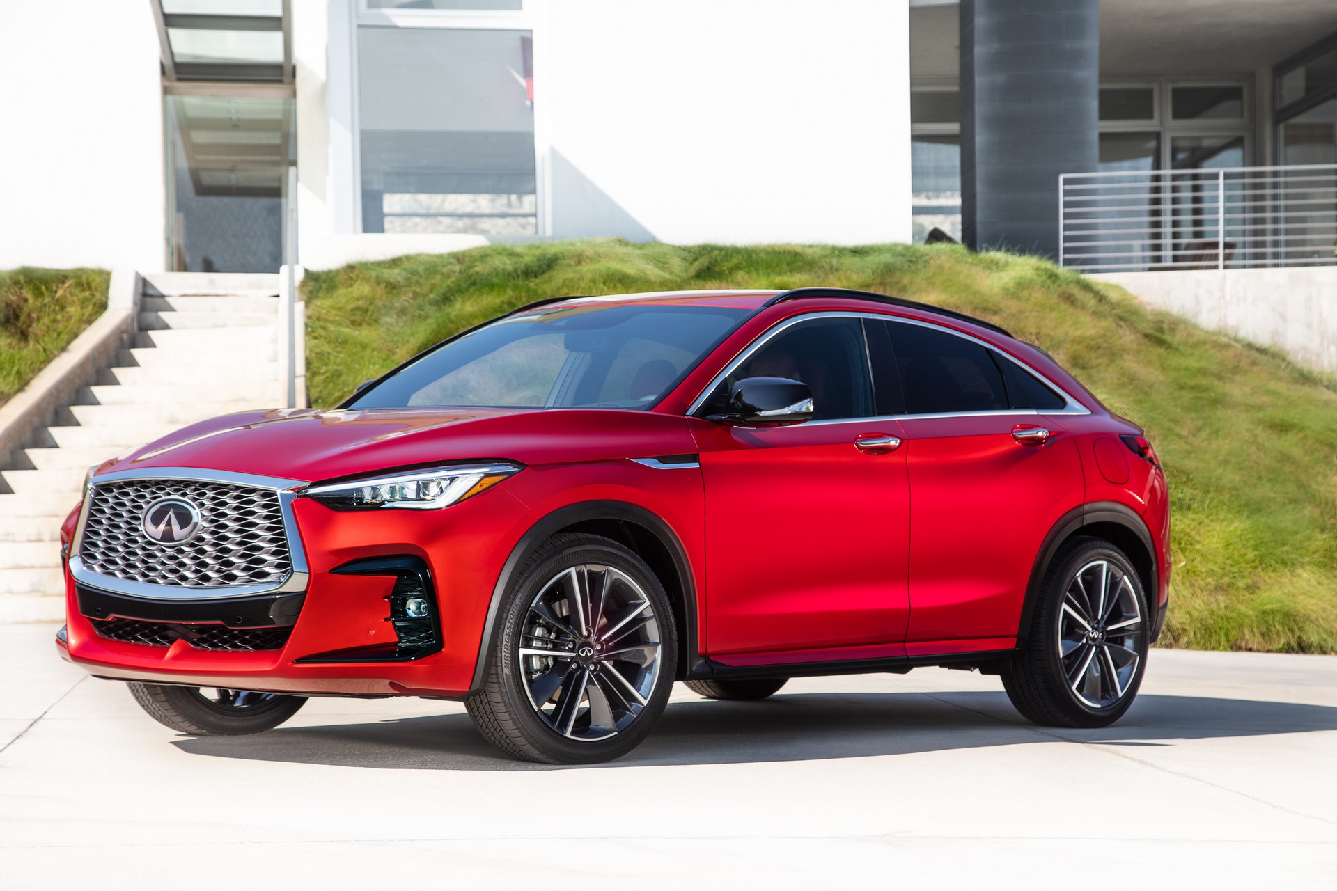 Download 2022 Infiniti QX55 - Front Three-Quarter HD Wallpaper 1920x1280 #2