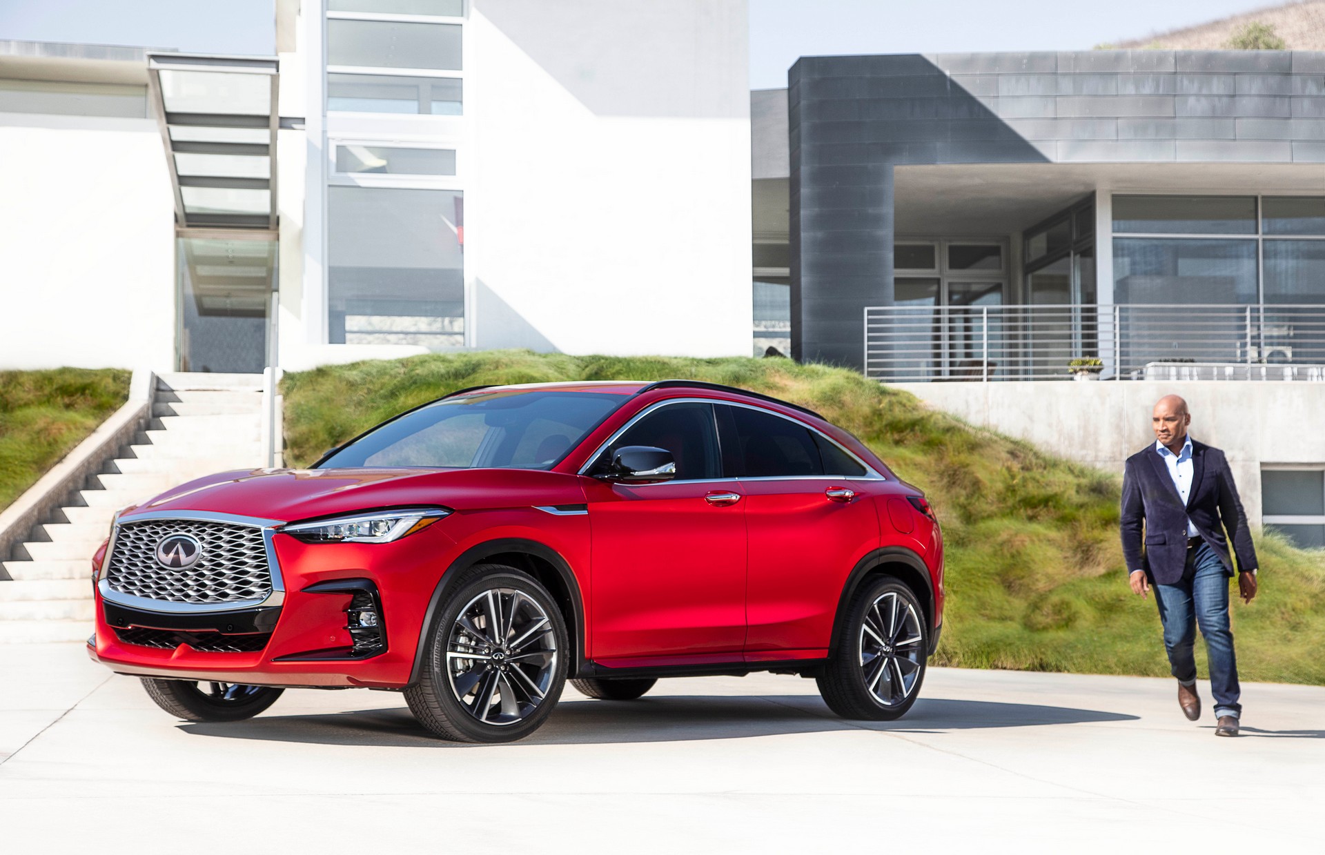 Download 2022 Infiniti QX55 - Front Three-Quarter HD Wallpaper 1920x1239 #5