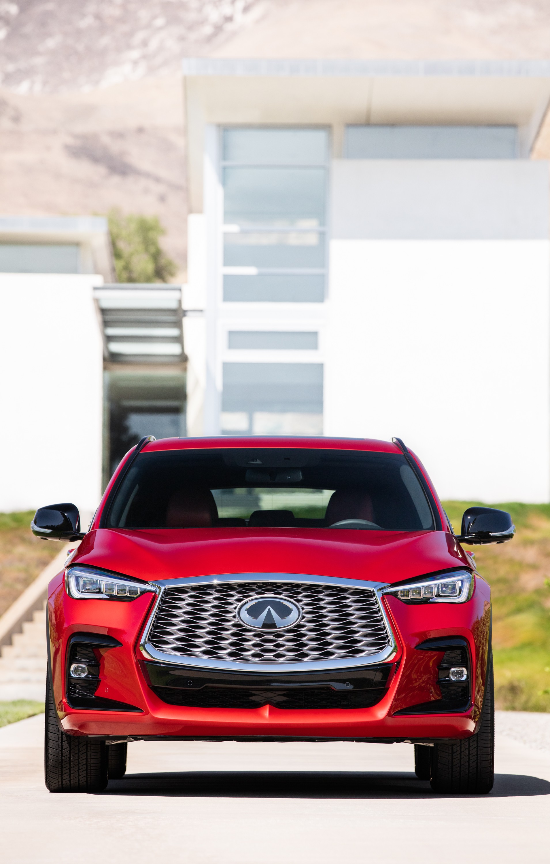 Download 2022 Infiniti QX55 - Front HD Phone Wallpaper 1909x3000 #7