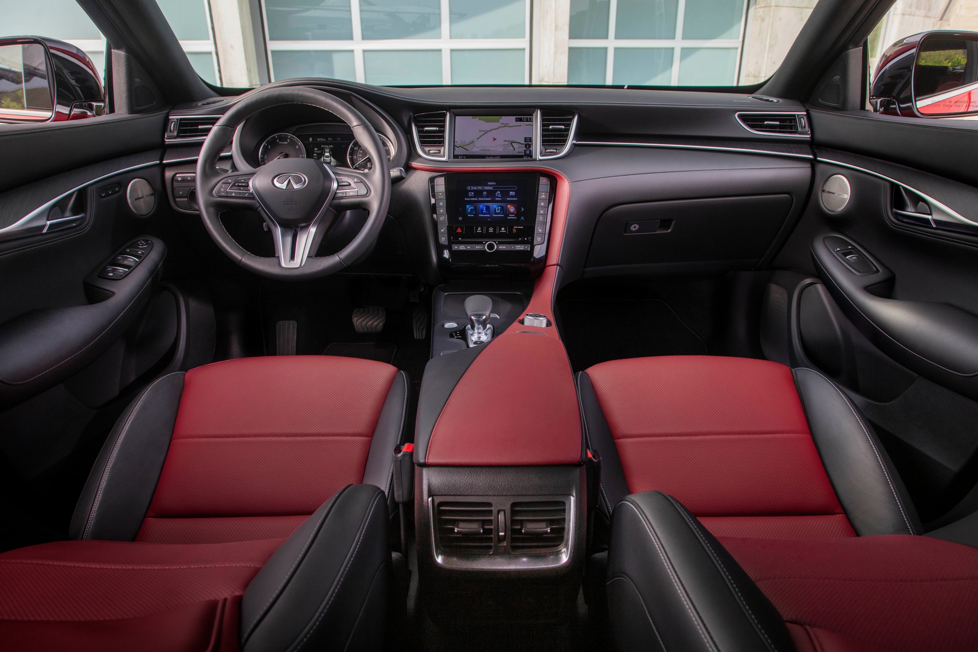 Download 2022 Infiniti QX55 - Interior, Cockpit HD Wallpaper 1920x1280 #44