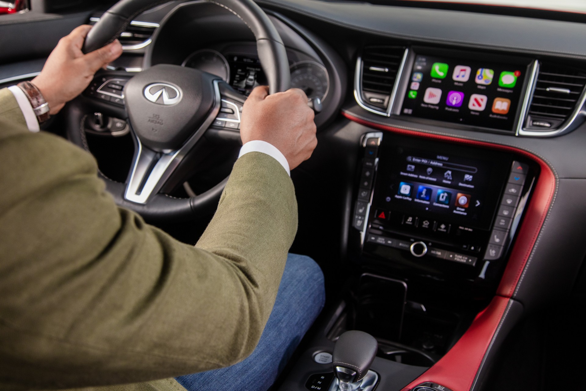 Download 2022 Infiniti QX55 - Interior HD Wallpaper 1920x1280 #42