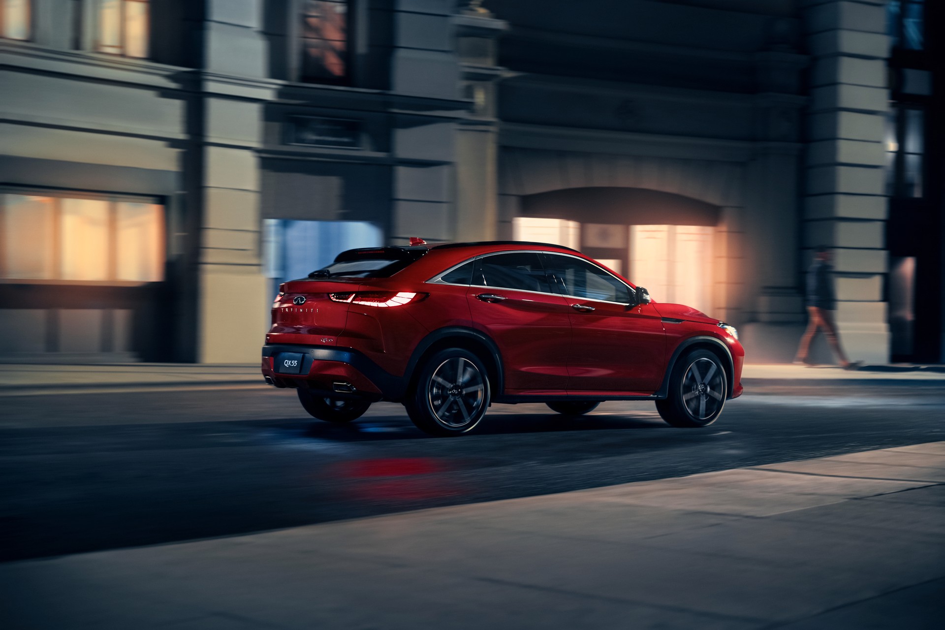 Download 2022 Infiniti QX55 - Rear Three-Quarter HD Wallpaper 1920x1280 #21
