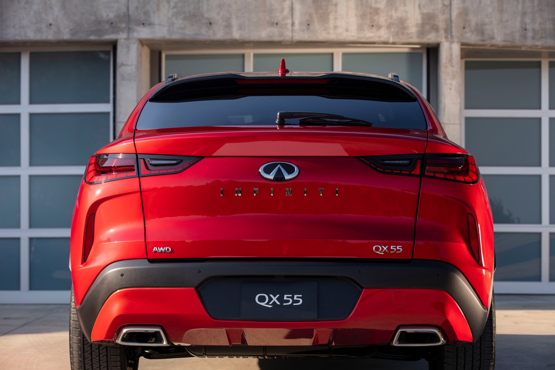 Download 2022 Infiniti QX55 - Rear HD Wallpaper 1920x1280 #18