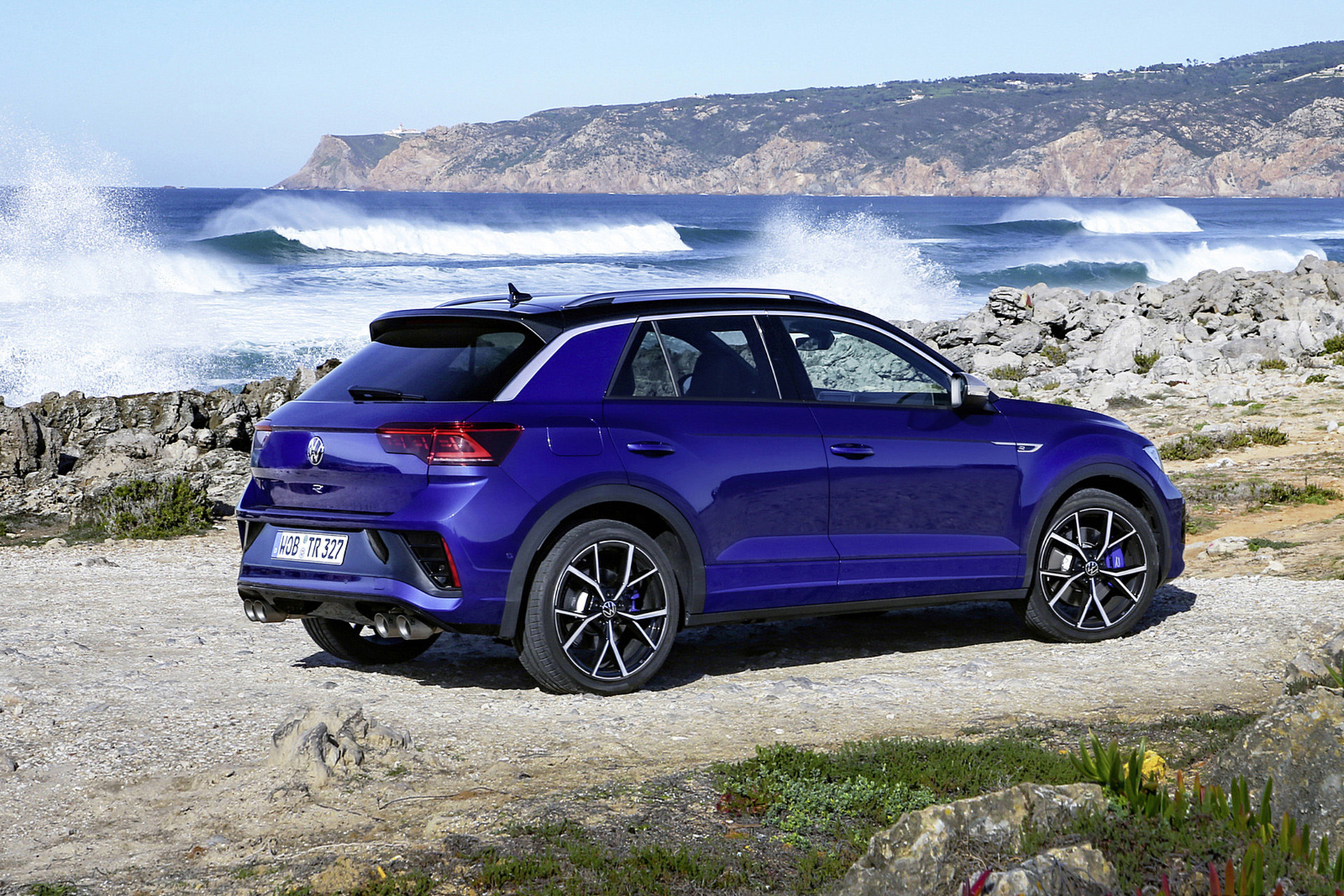 Download 2022 Volkswagen T-Roc R - Rear Three-Quarter HD Wallpaper 1921x1281 #13