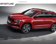 2022 Škoda Karoq SPORTLINE - Infographics Wallpaper 190x150