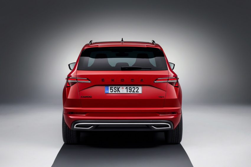 2022 Škoda Karoq SPORTLINE - Rear Wallpaper 850x567 #57