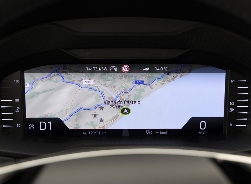 2022 Škoda Karoq Style - Digital Instrument Cluster Wallpaper 850x624 #79