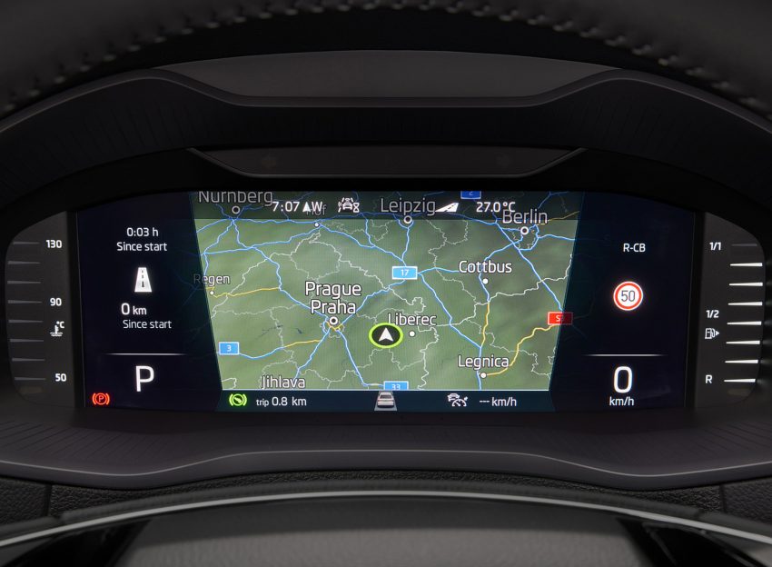 2022 Škoda Karoq Style - Digital Instrument Cluster Wallpaper 850x624 #130