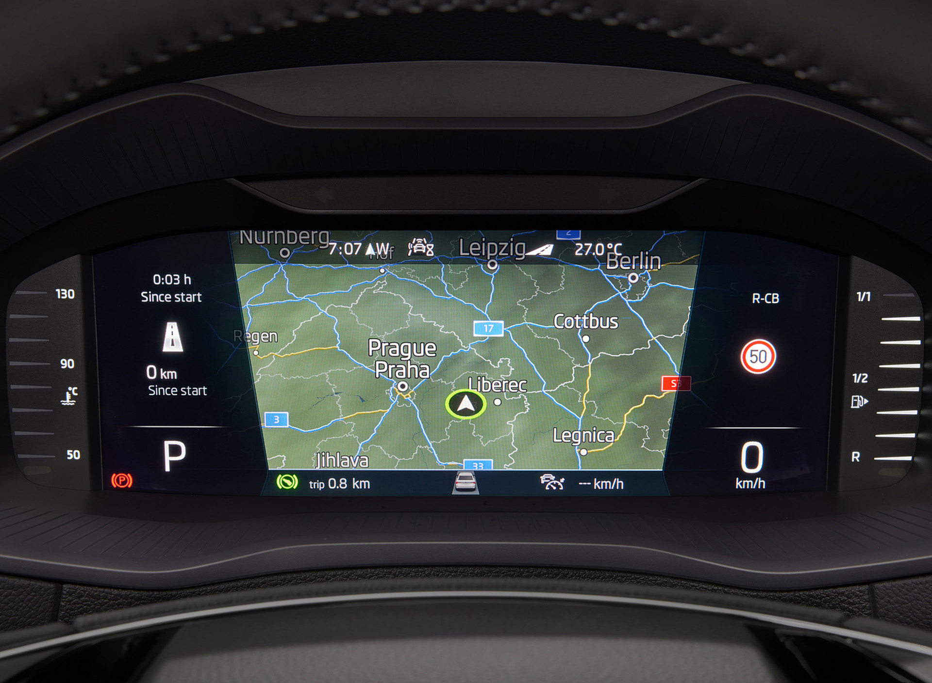 Download 2022 Škoda Karoq Style - Digital Instrument Cluster HD Wallpaper 1920x1409 #130