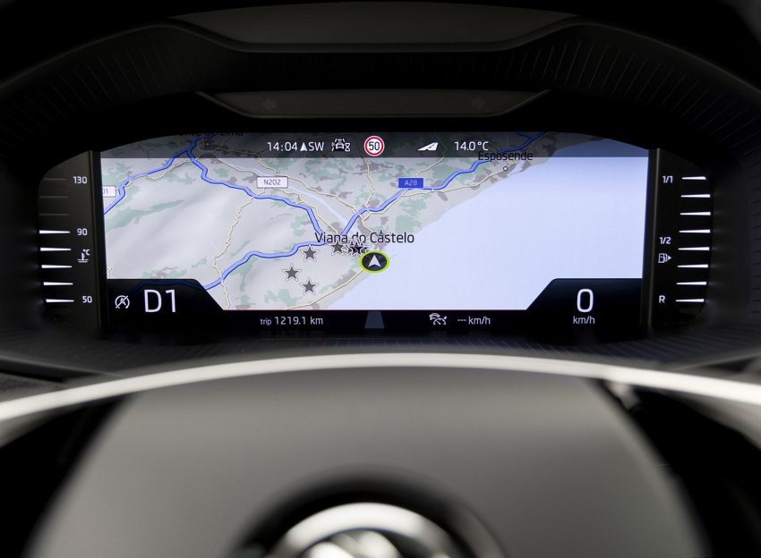 2022 Škoda Karoq Style - Digital Instrument Cluster Wallpaper 850x624 #78