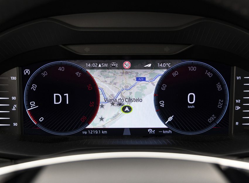 2022 Škoda Karoq Style - Digital Instrument Cluster Wallpaper 850x624 #77