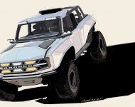 2023 Ford Bronco DR - Design Sketch Wallpaper 190x150