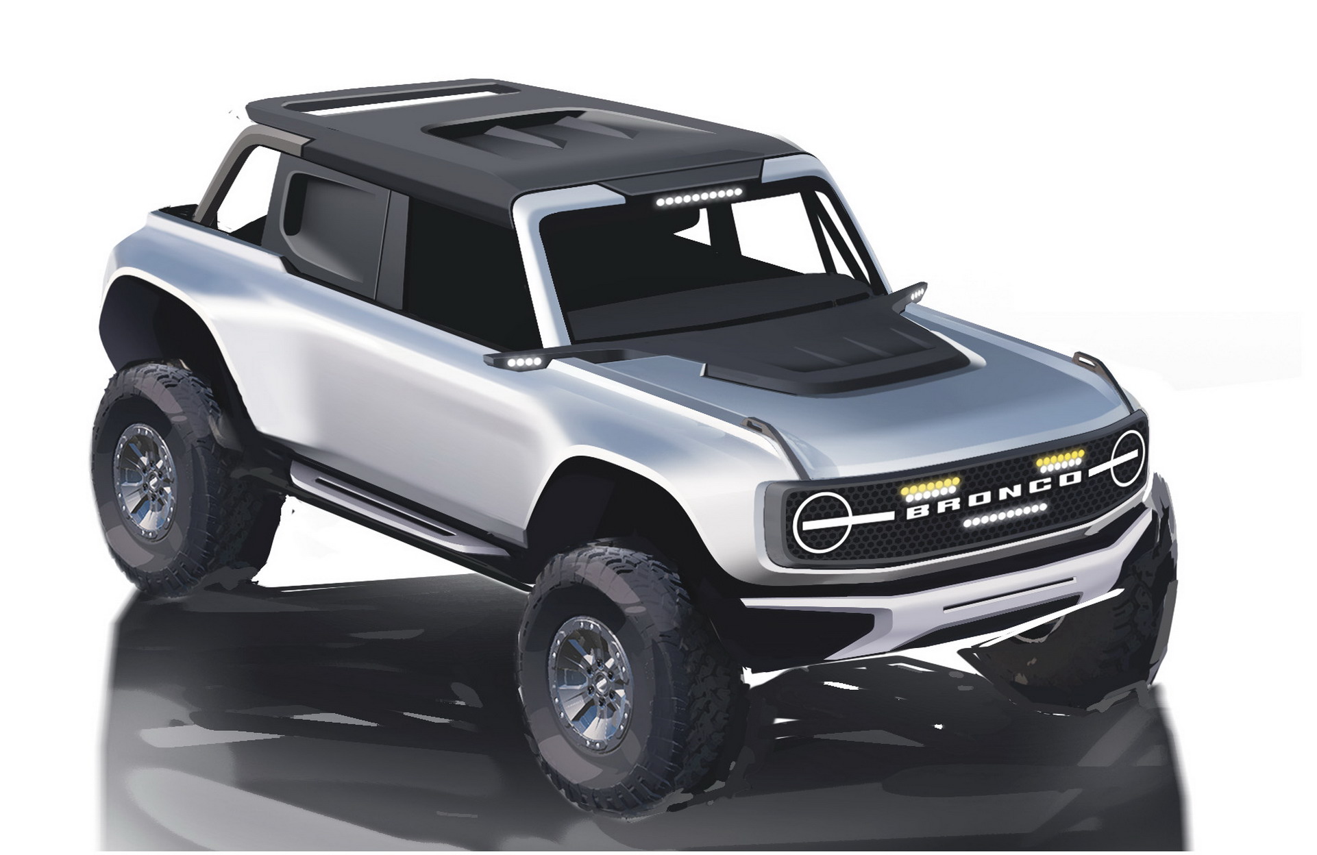 Download 2023 Ford Bronco DR - Design Sketch HD Wallpaper 1922x1248 #40