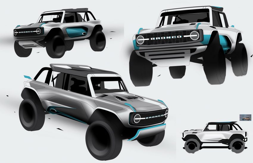2023 Ford Bronco DR - Design Sketch Wallpaper 850x550 #41