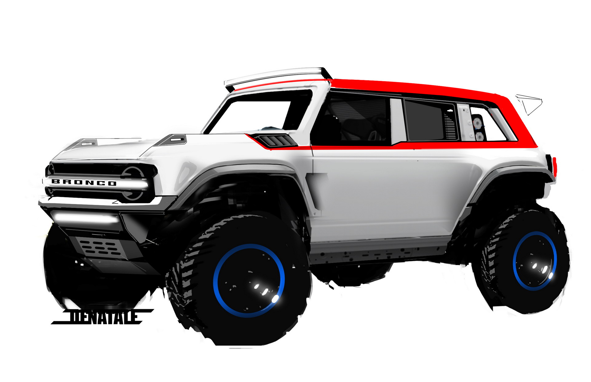 Download 2023 Ford Bronco DR - Design Sketch HD Wallpaper 1922x1244 #29