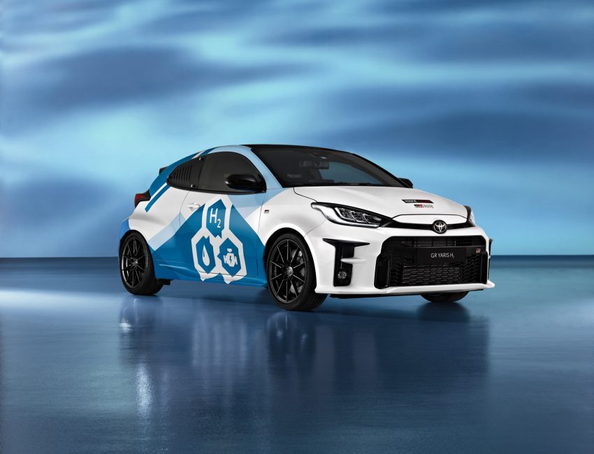 2022 Toyota GR Yaris Hydrogen Concept - Front Three-Quarter Wallpaper 850x650 #2