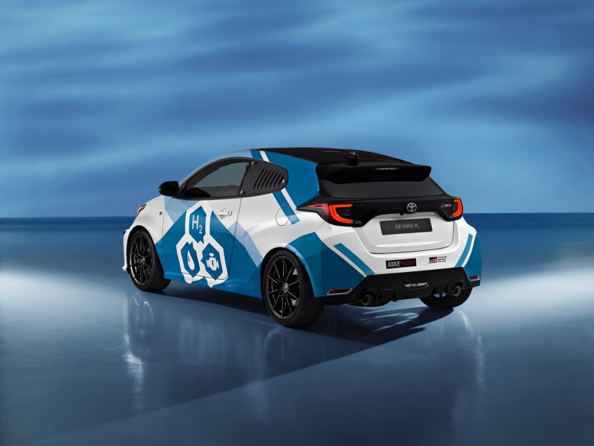2022 Toyota GR Yaris Hydrogen Concept - Rear Three-Quarter Wallpaper 850x638 #3