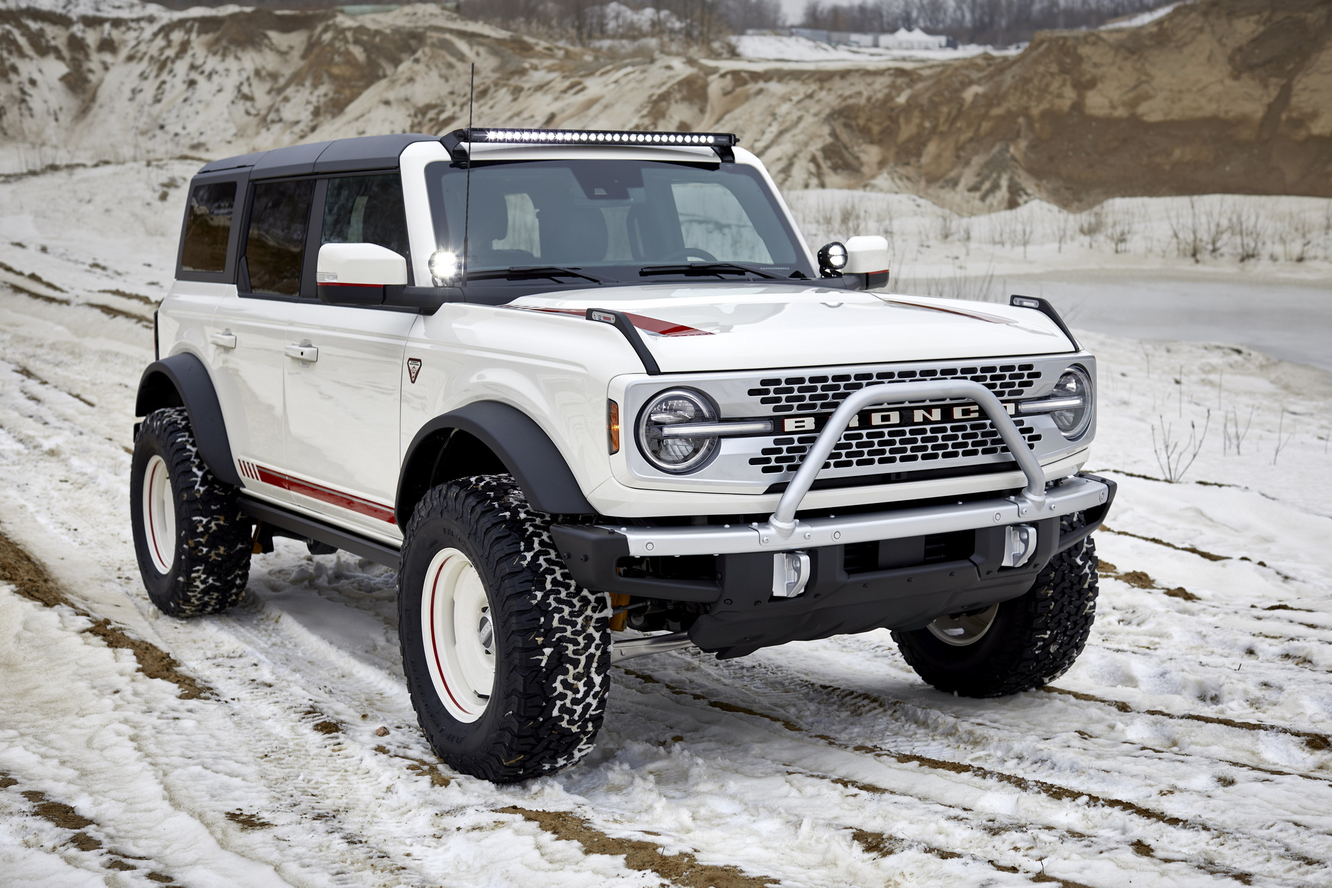 Download 2021 Ford Bronco Pope Francis Center Edition - Front Three-Quarter HD Wallpaper 1920x1280 #1