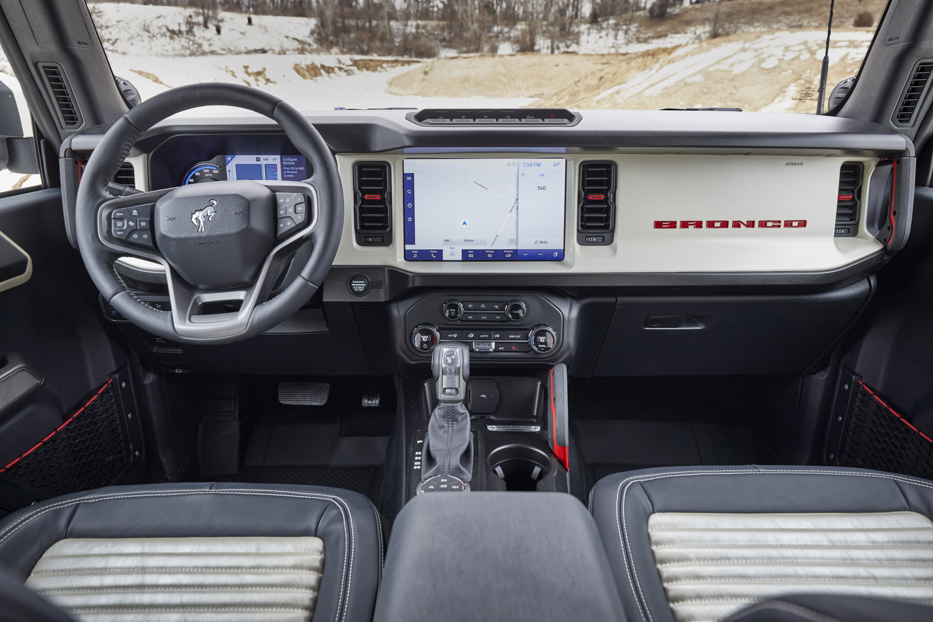 Download 2021 Ford Bronco Pope Francis Center Edition - Interior, Cockpit HD Wallpaper 1920x1280 #11