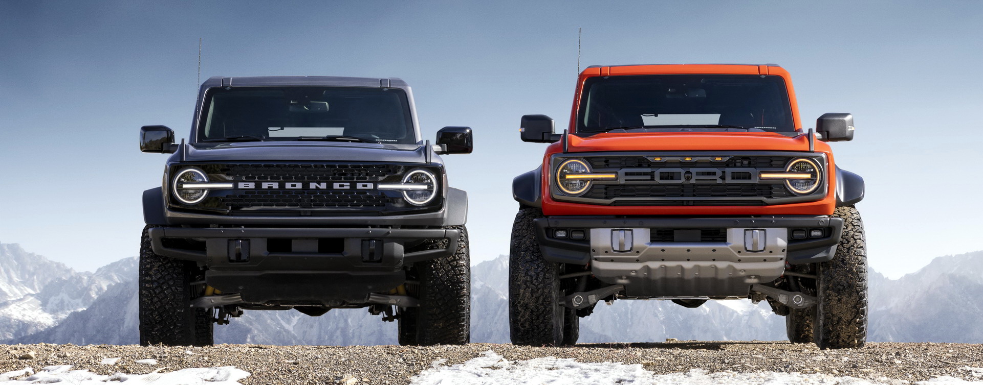 Download 2022 Ford Bronco Raptor - Front HD Wallpaper 1921x754 #8