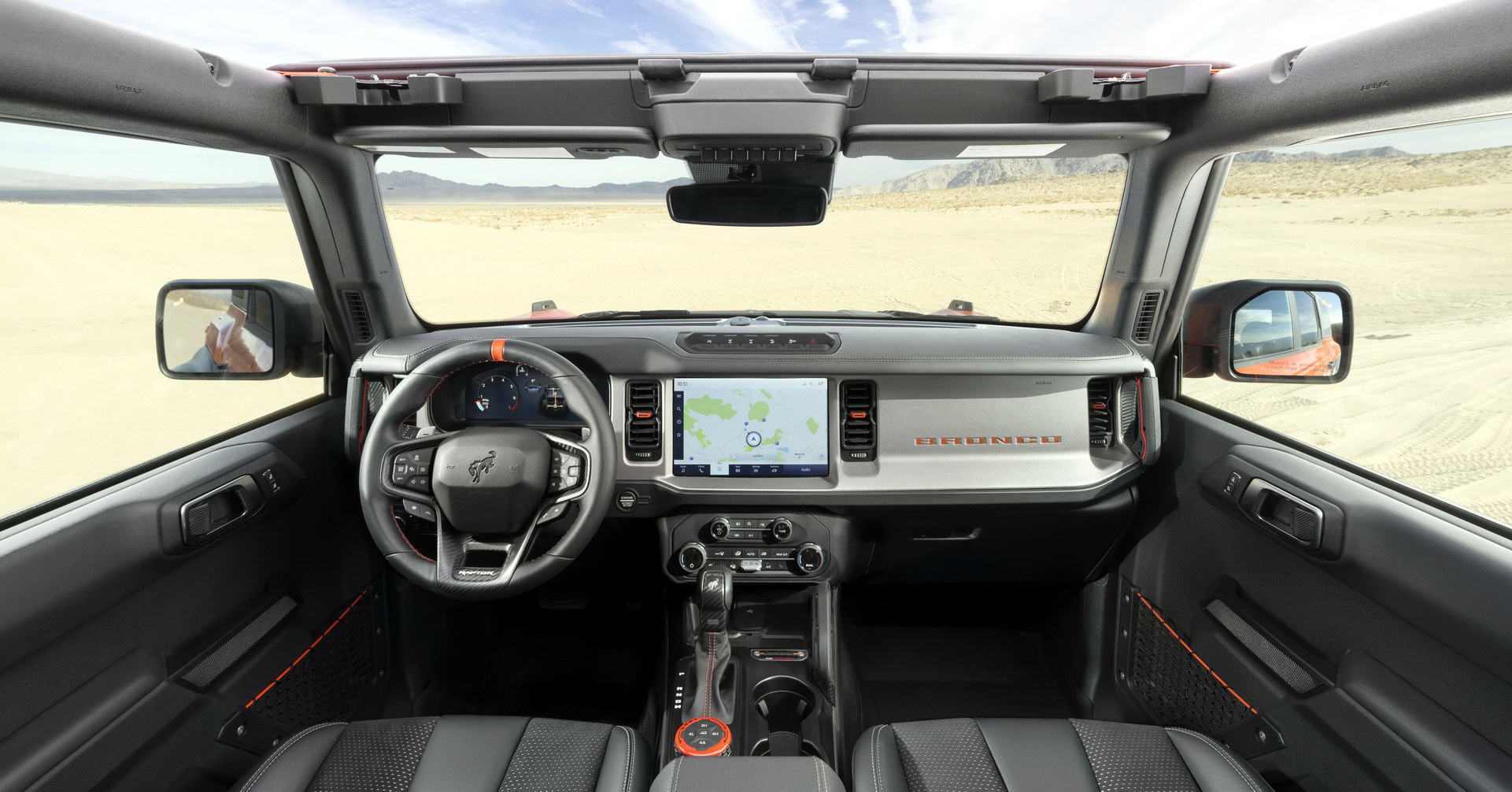 Download 2022 Ford Bronco Raptor - Interior, Cockpit HD Wallpaper 1921x1006 #38