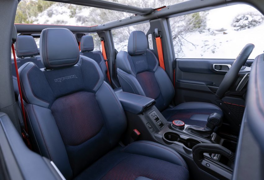 2022 Ford Bronco Raptor - Interior, Seats Wallpaper 850x580 #41