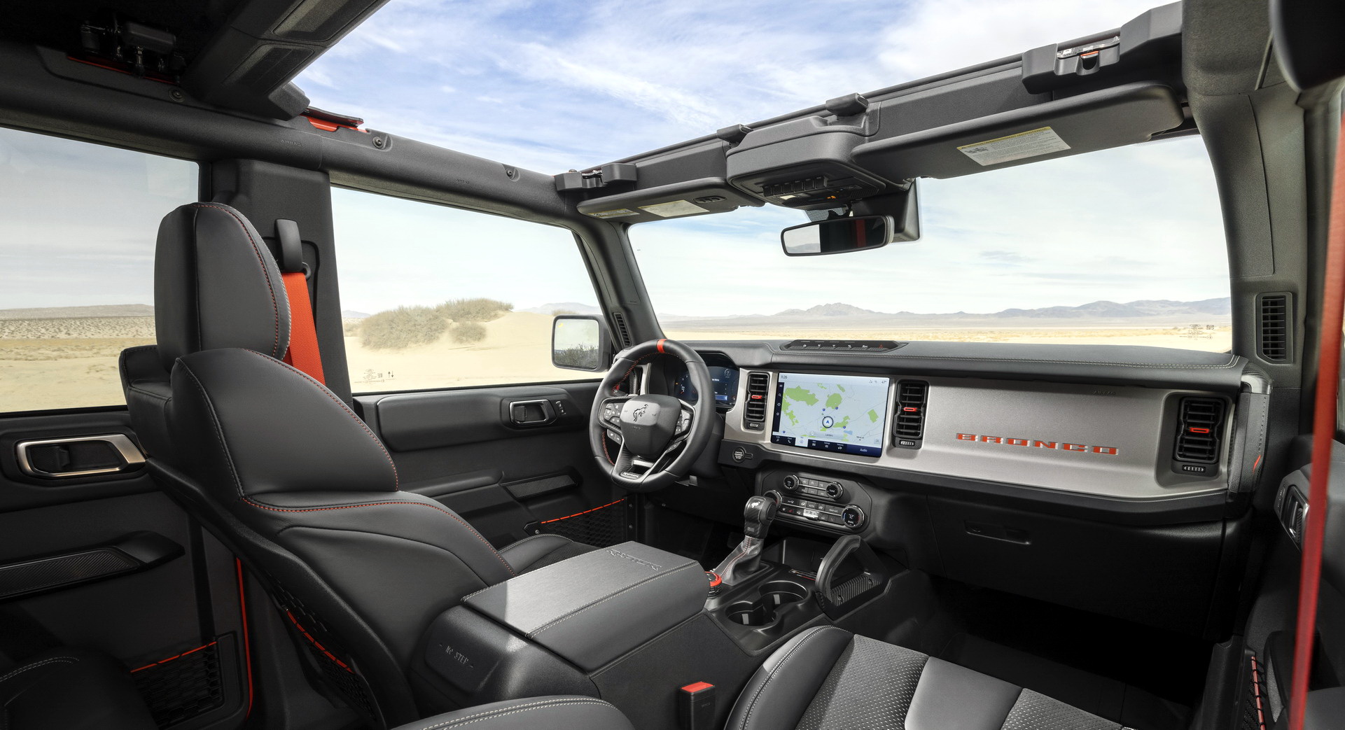 Download 2022 Ford Bronco Raptor - Interior HD Wallpaper 1921x1043 #37