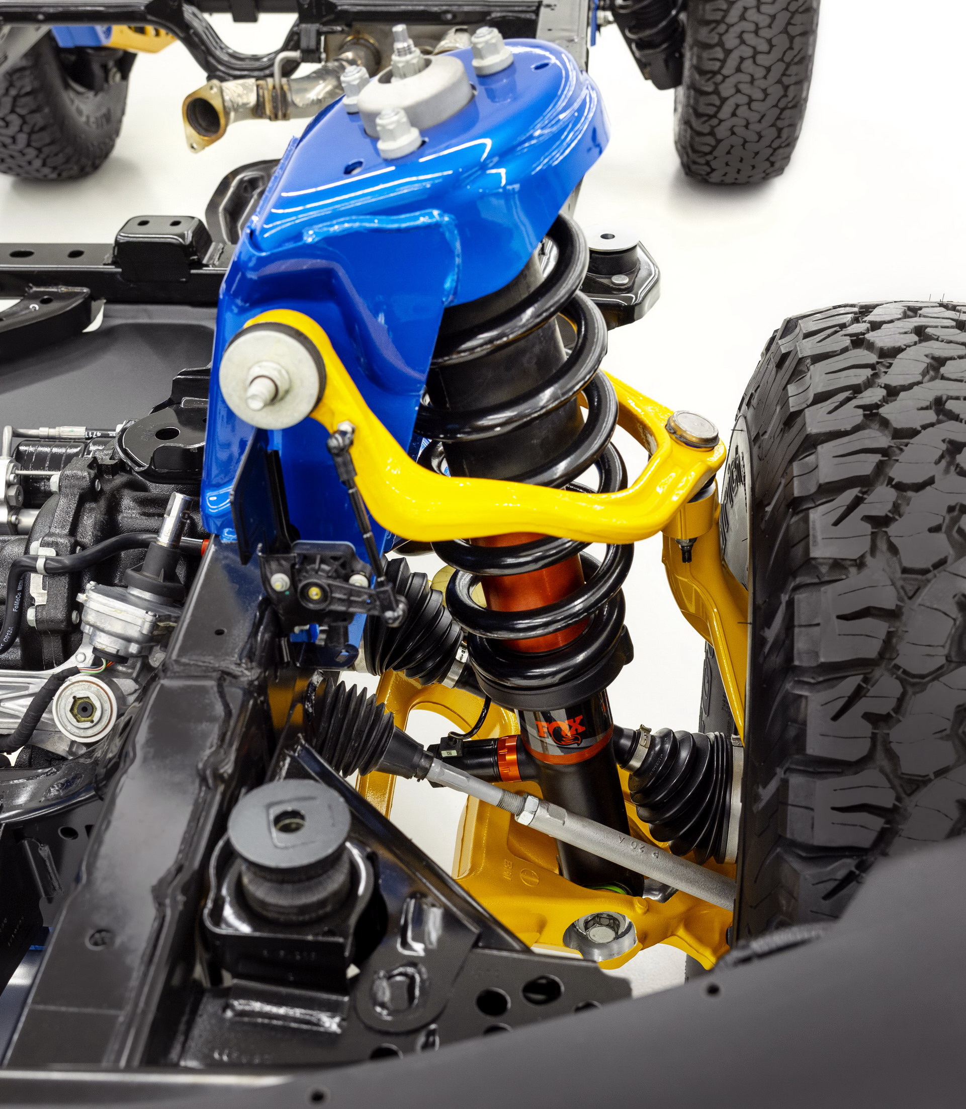 Download 2022 Ford Bronco Raptor - Suspension HD Phone Wallpaper 1921x2204 #56