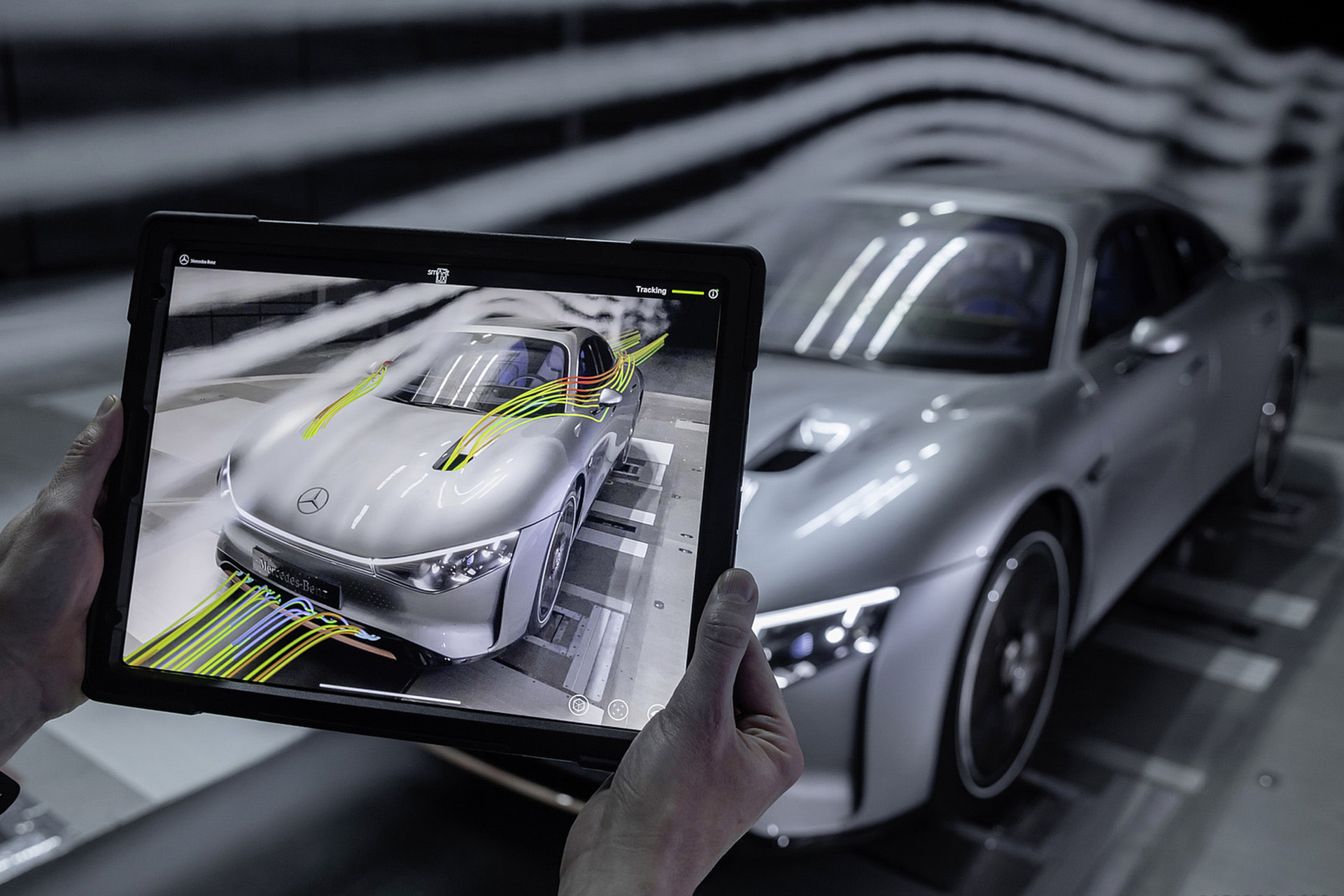 Download 2022 Mercedes-Benz Vision EQXX - Aerodynamics HD Wallpaper 1921x1281 #134