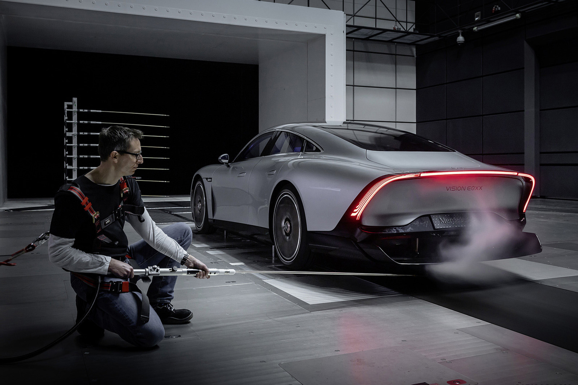 Download 2022 Mercedes-Benz Vision EQXX - Aerodynamics HD Wallpaper 1921x1281 #146