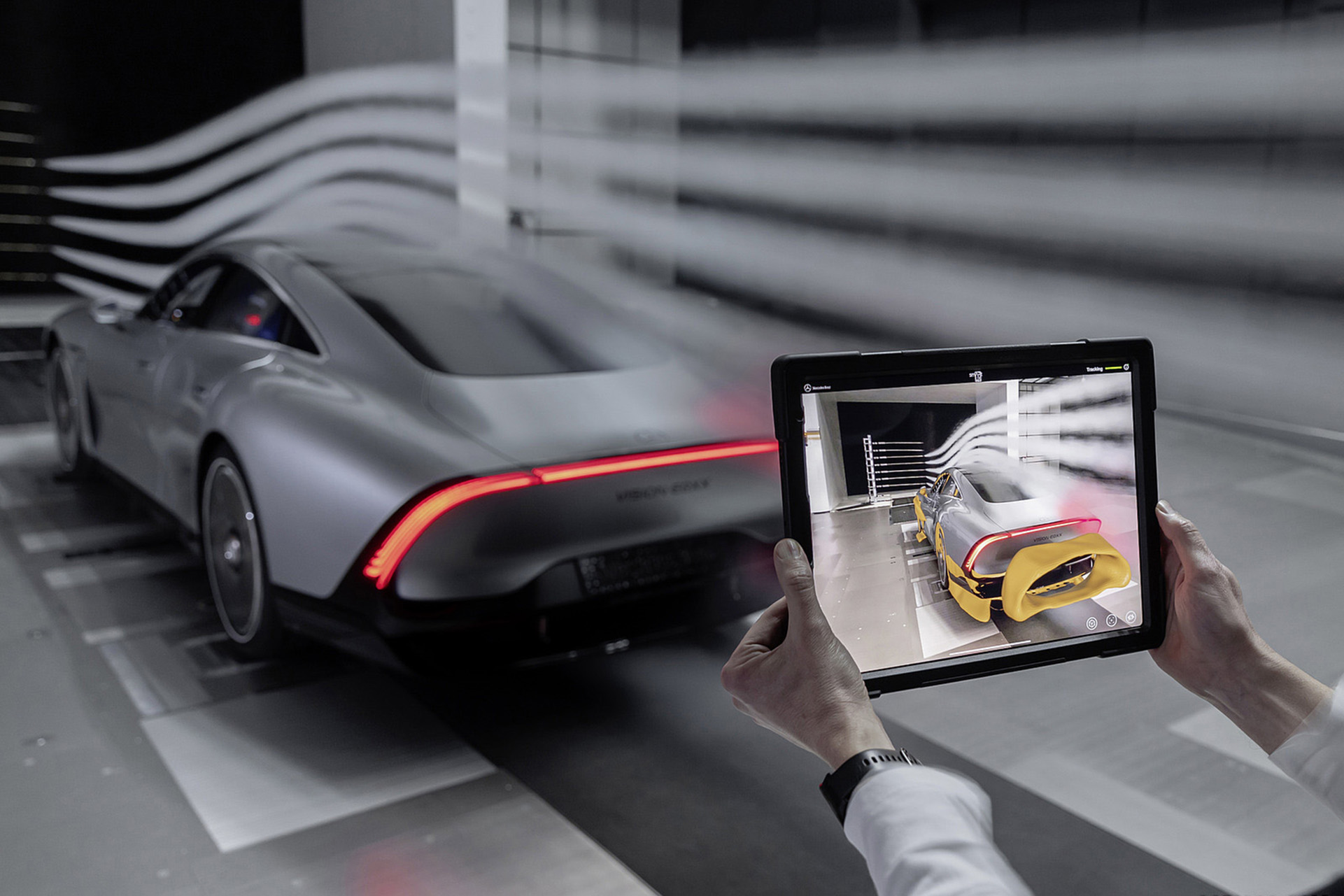 Download 2022 Mercedes-Benz Vision EQXX - Aerodynamics HD Wallpaper 1921x1281 #150