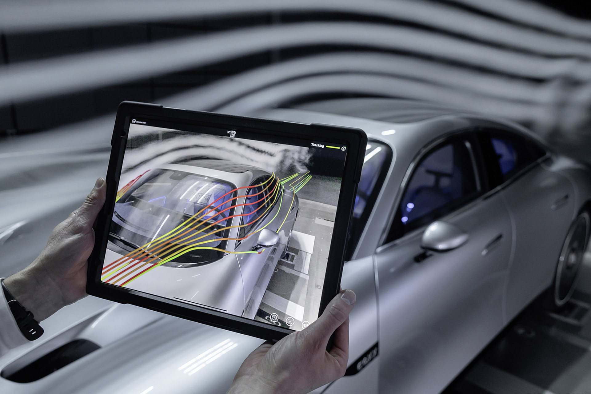 Download 2022 Mercedes-Benz Vision EQXX - Aerodynamics HD Wallpaper 1921x1281 #152