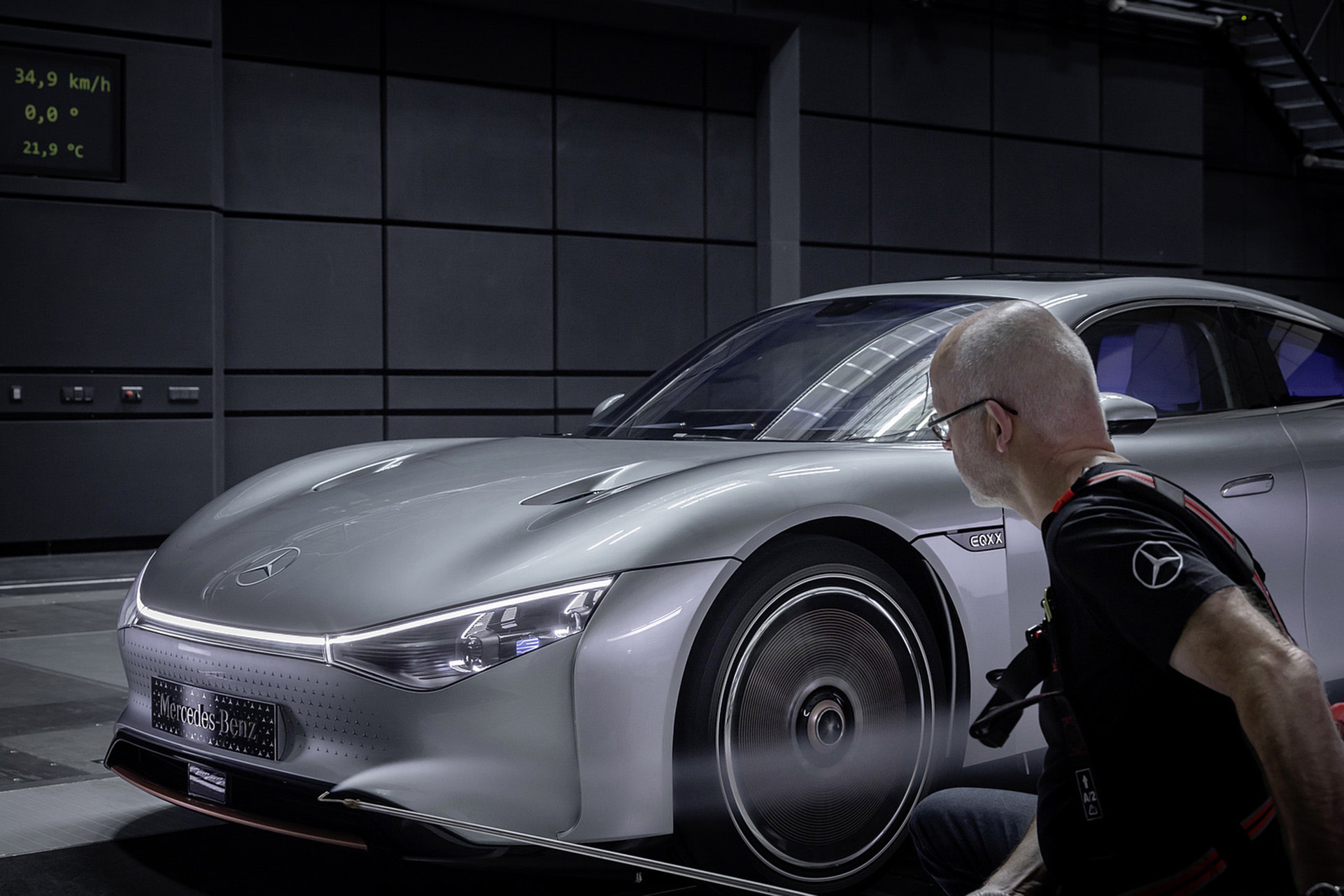 Download 2022 Mercedes-Benz Vision EQXX - Aerodynamics HD Wallpaper 1921x1281 #137