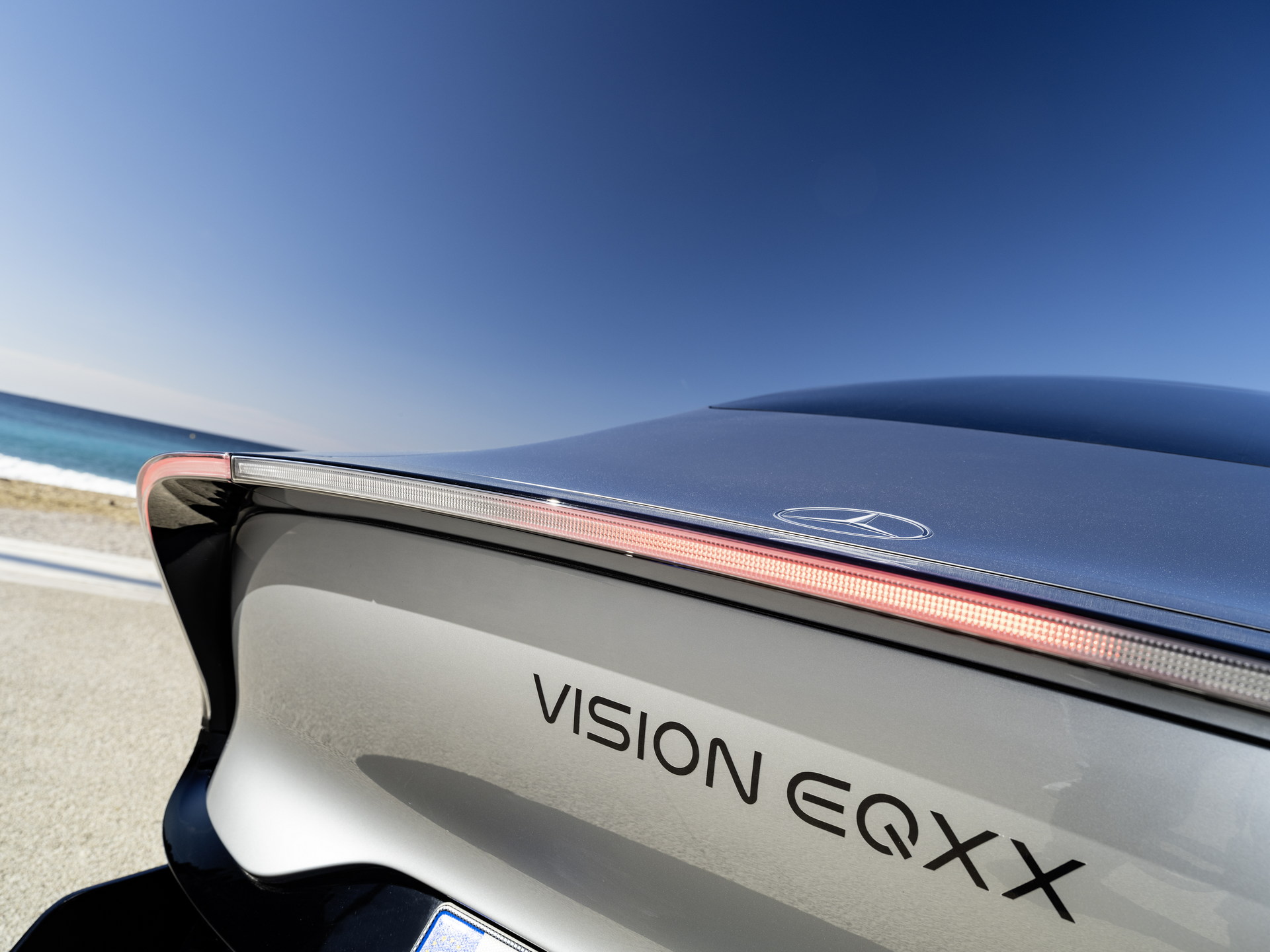 Download 2022 Mercedes-Benz Vision EQXX - Badge HD Wallpaper 1920x1440 #49