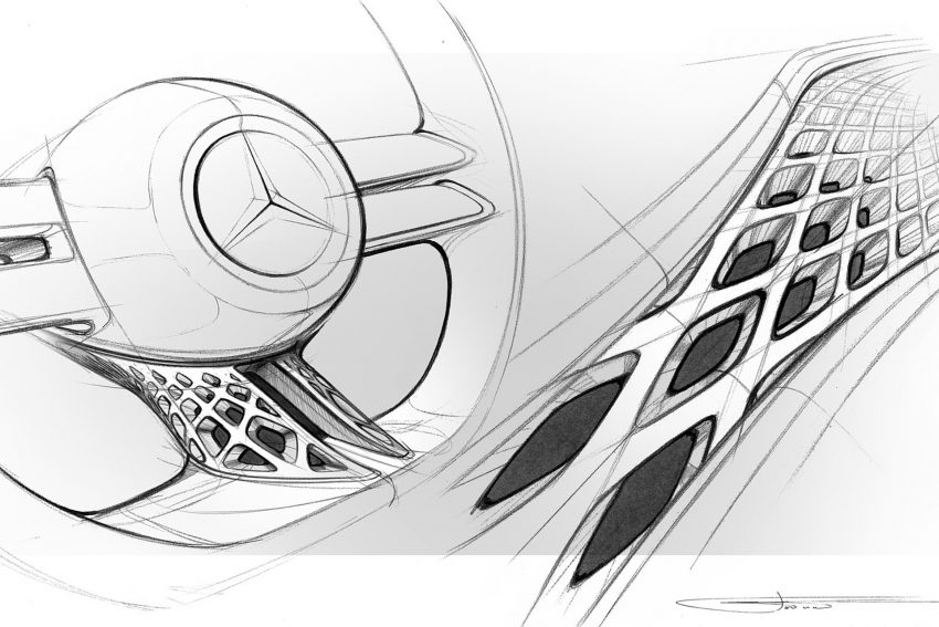 2022 Mercedes-Benz Vision EQXX - Design Sketch Wallpaper 850x567 #161
