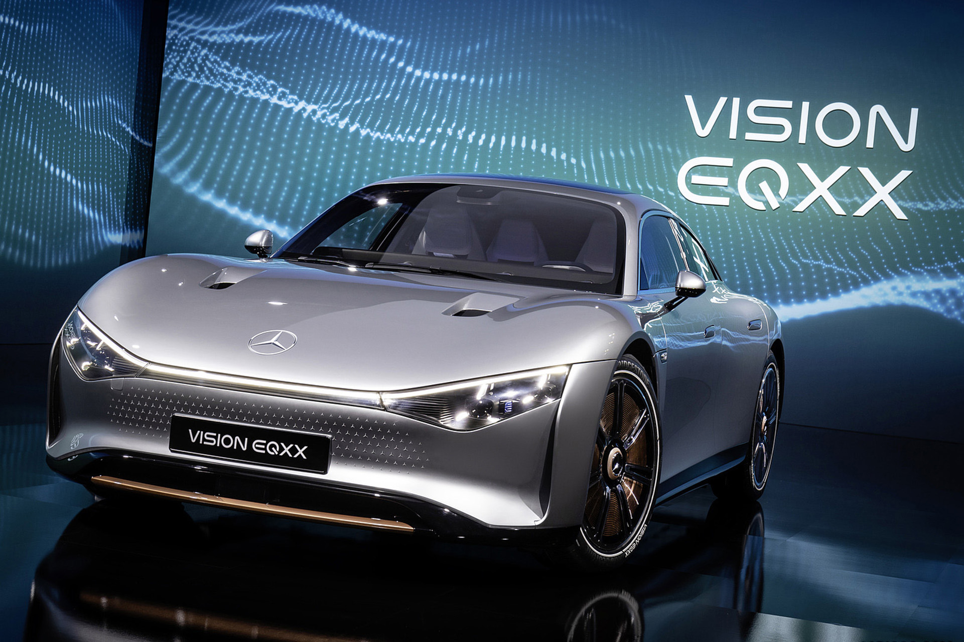 Download 2022 Mercedes-Benz Vision EQXX - Front HD Wallpaper 1921x1281 #89