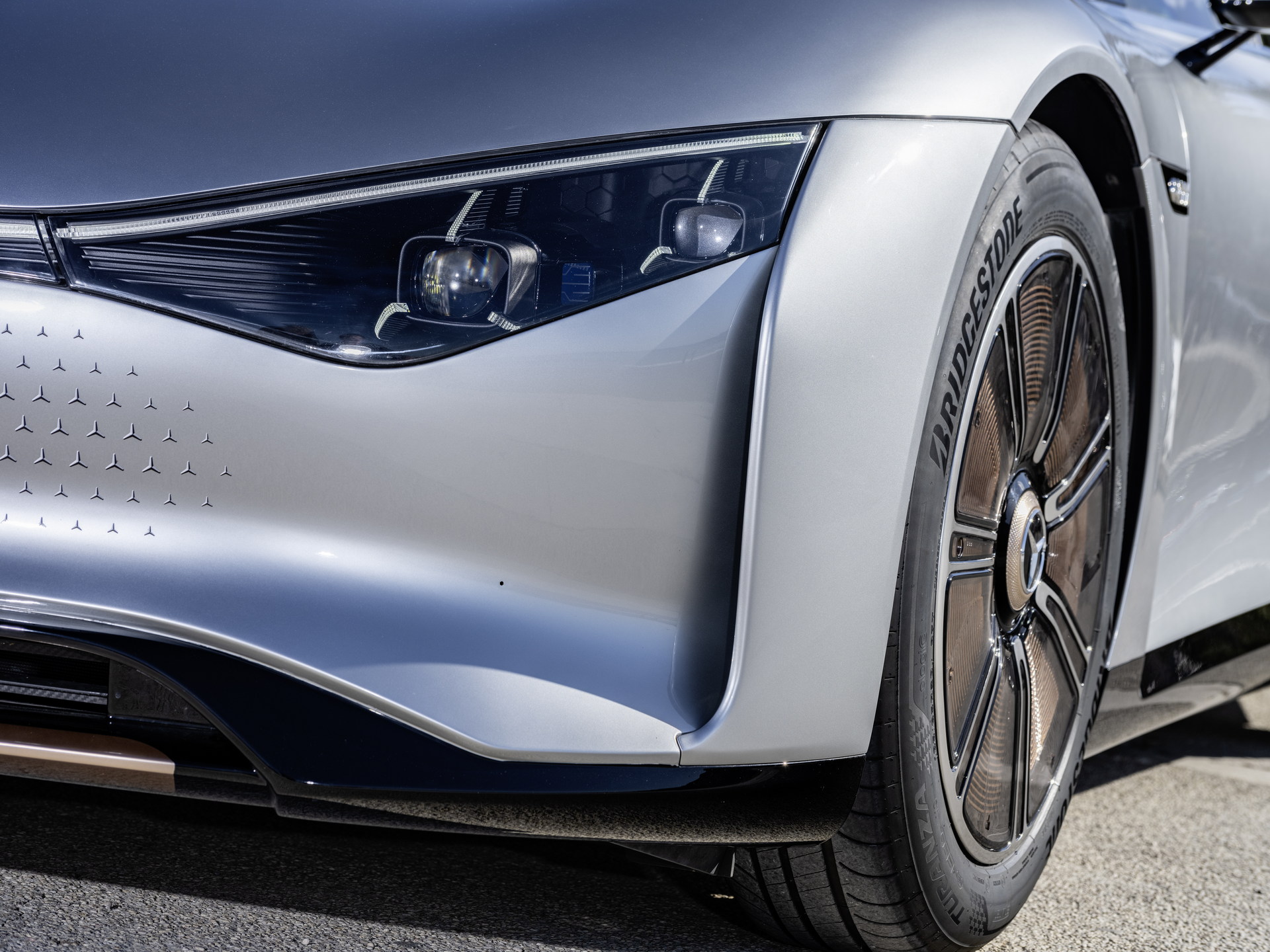 Download 2022 Mercedes-Benz Vision EQXX - Headlight HD Wallpaper 1920x1440 #40