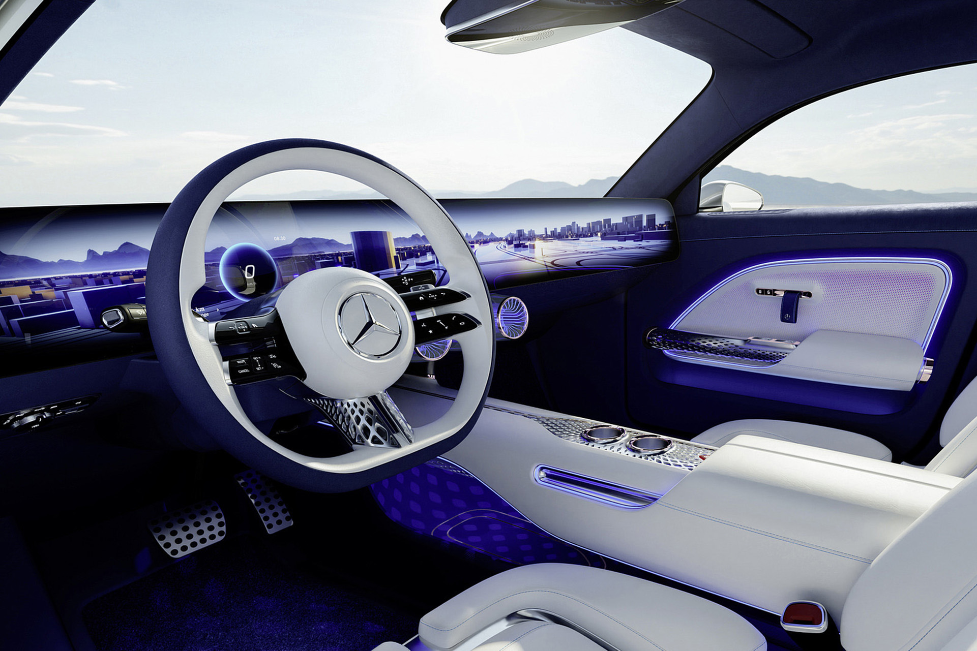 Download 2022 Mercedes-Benz Vision EQXX - Interior HD Wallpaper 1921x1281 #79