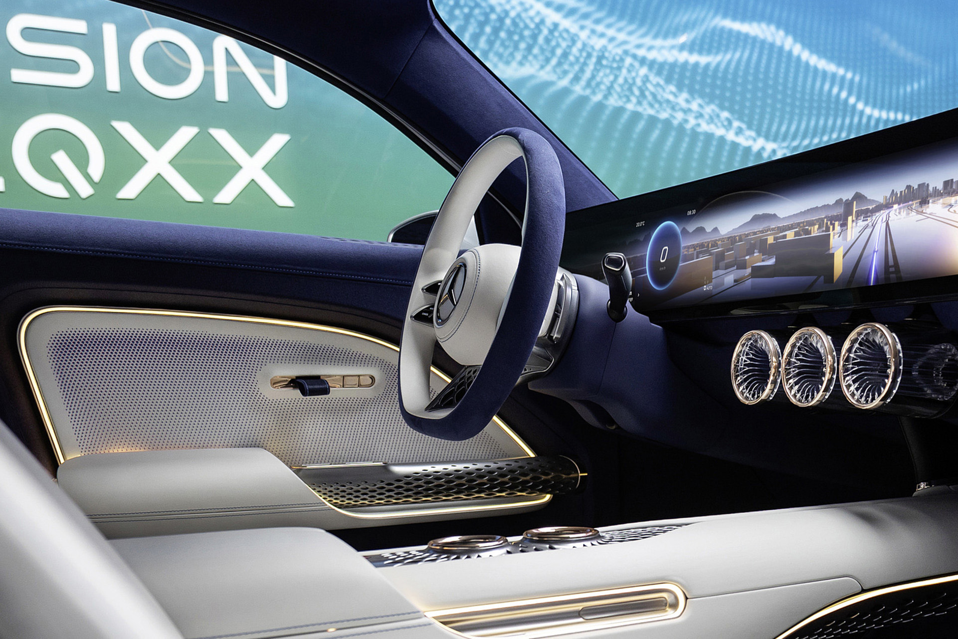 Download 2022 Mercedes-Benz Vision EQXX - Interior HD Wallpaper 1921x1281 #117