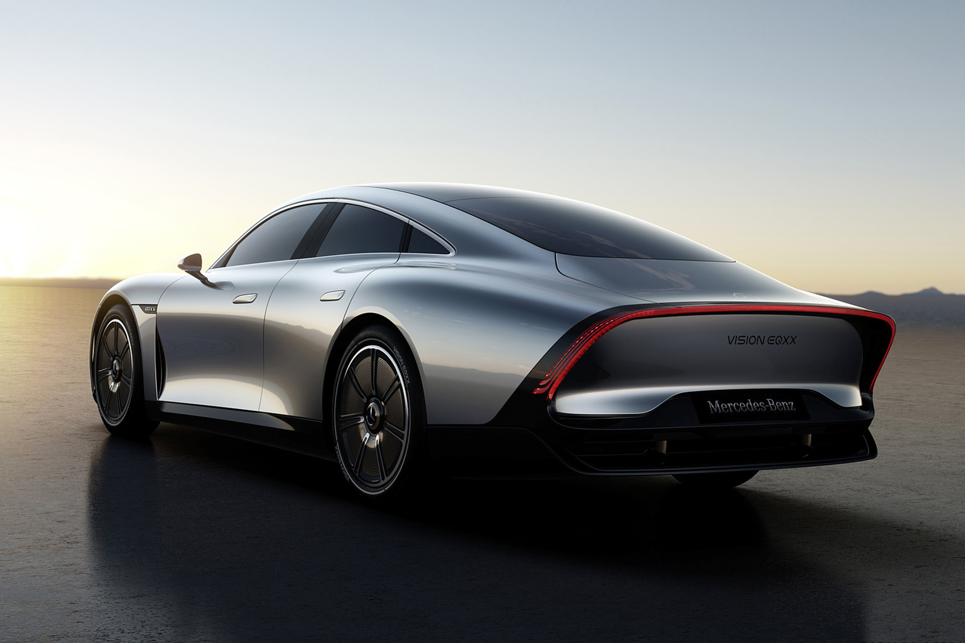 Download 2022 Mercedes-Benz Vision EQXX - Rear Three-Quarter HD Wallpaper 1921x1281 #74