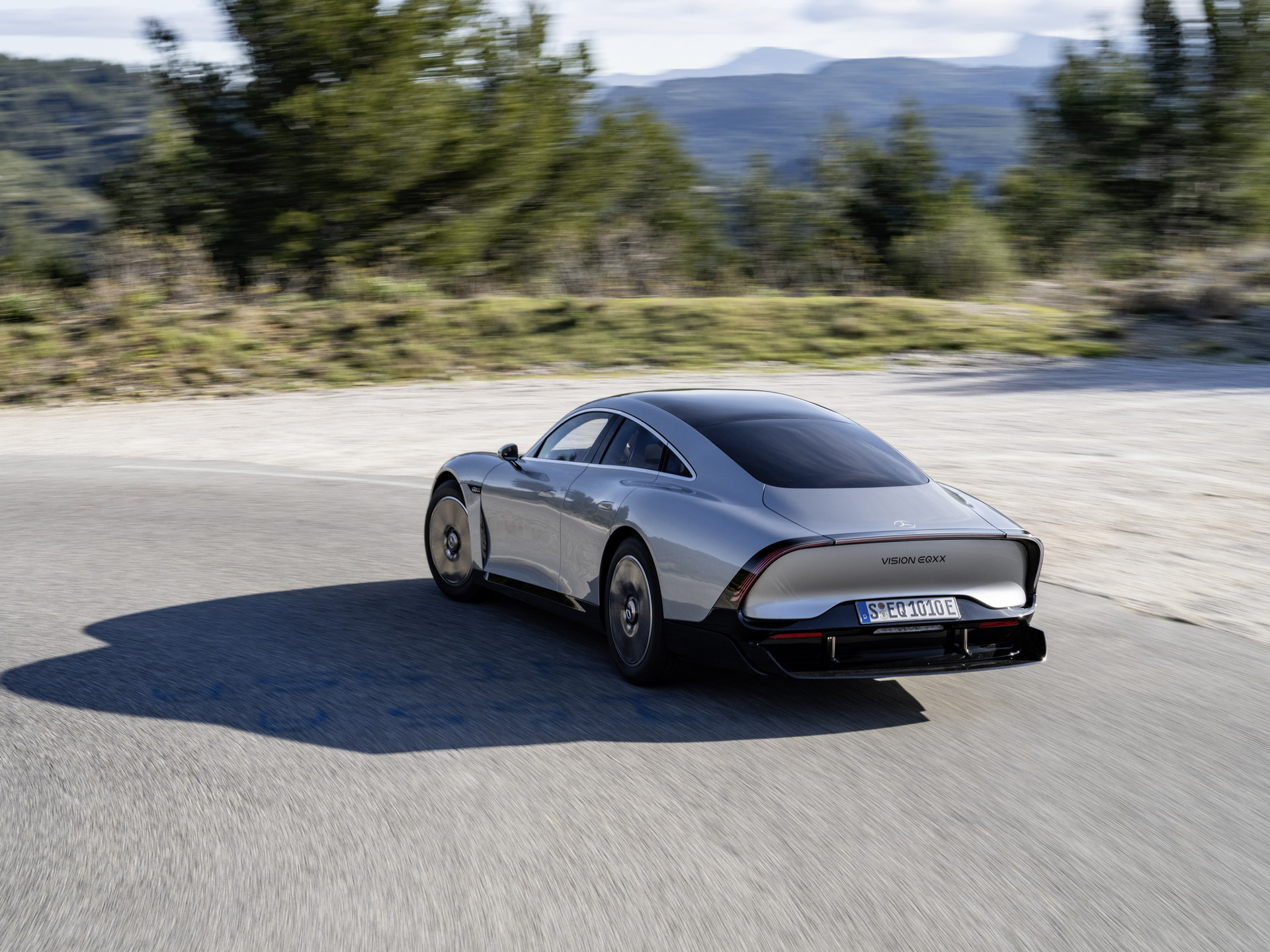 Download 2022 Mercedes-Benz Vision EQXX - Rear Three-Quarter HD Wallpaper 1920x1440 #11