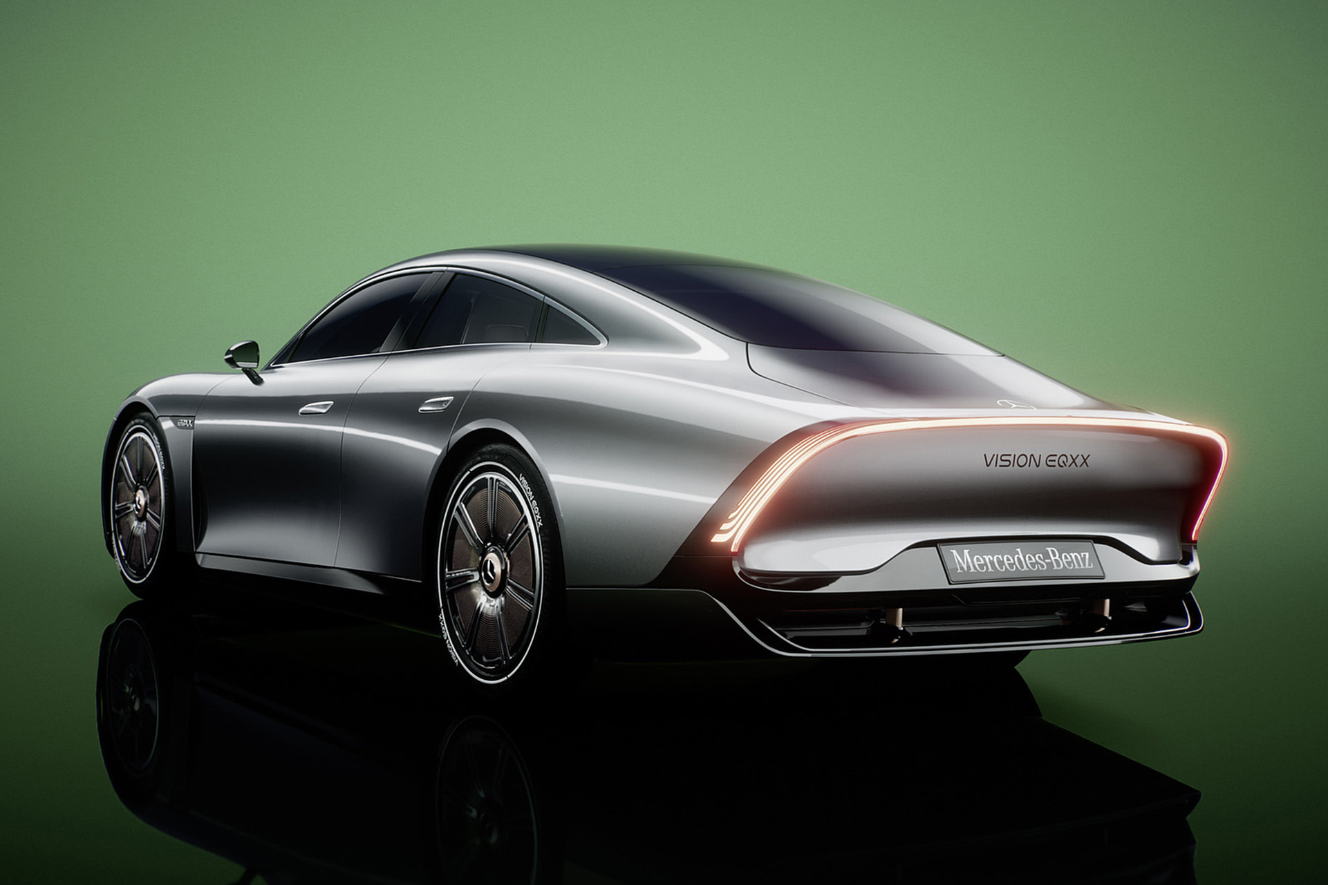 Download 2022 Mercedes-Benz Vision EQXX - Rear Three-Quarter HD Wallpaper 1921x1281 #82