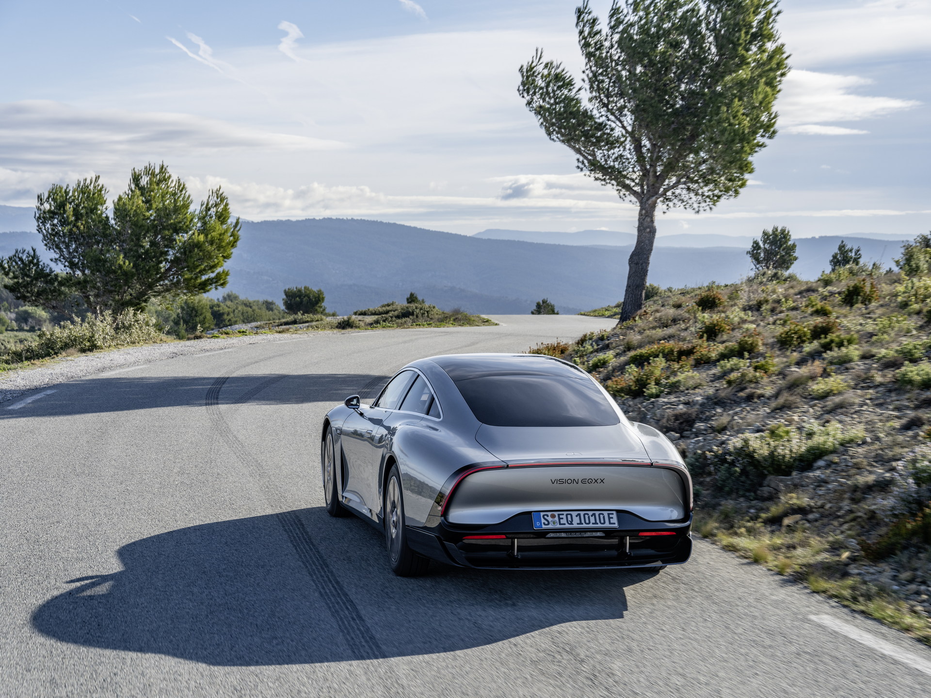 Download 2022 Mercedes-Benz Vision EQXX - Rear HD Wallpaper 1920x1440 #12