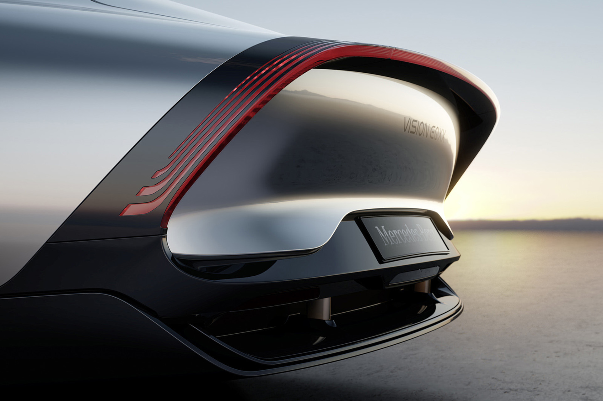 Download 2022 Mercedes-Benz Vision EQXX - Tail Light HD Wallpaper 1921x1280 #76