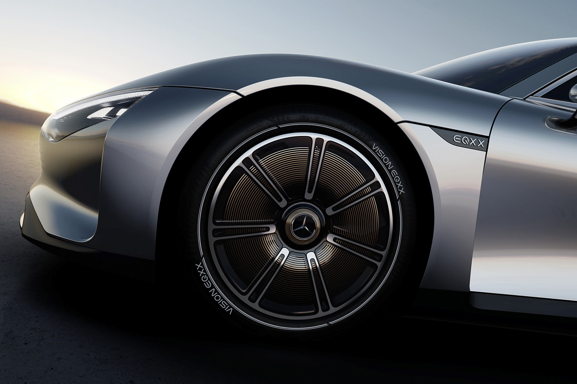 Download 2022 Mercedes-Benz Vision EQXX - Wheel HD Wallpaper 1921x1281 #77